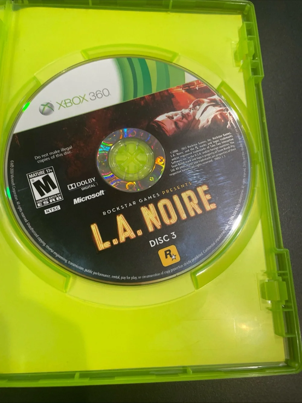 L.A. Noire Xbox 360 Detective Crime Mystery Adventure Video Game CIB Complete